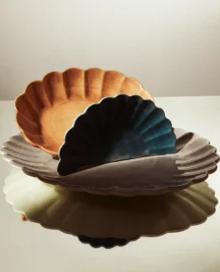 Oyster schaal Ø24 cm, Cinnamon