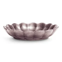 Oyster schaal Ø24 cm, Donkerpaars