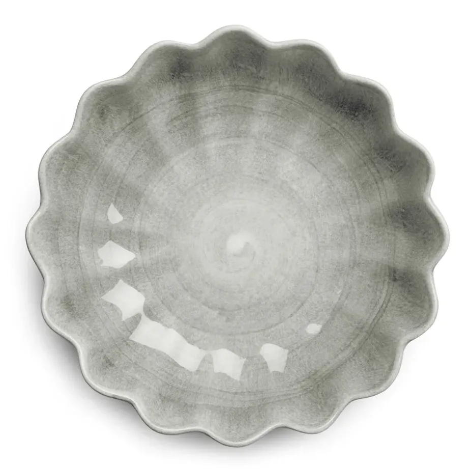 Oyster schaal Ø24 cm, Grijs