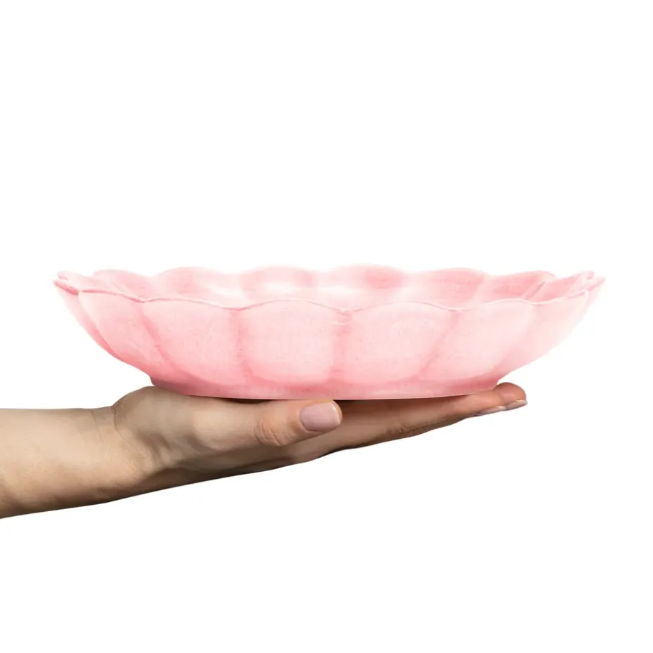 Oyster schaal Ø24 cm, lichtroze