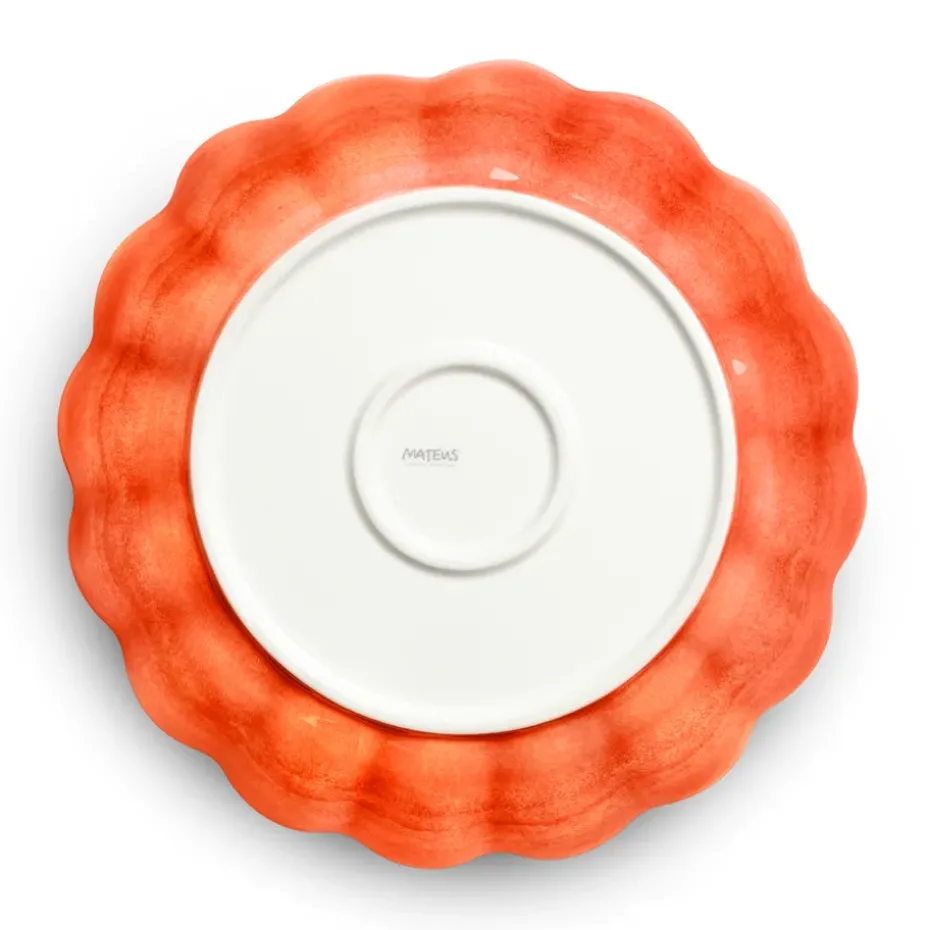 Oyster schaal Ø31 cm, Oranje