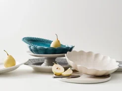 Oyster schaal Ø24 cm, wit