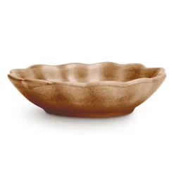 Oyster schaal 16x18 cm, Cinnamon