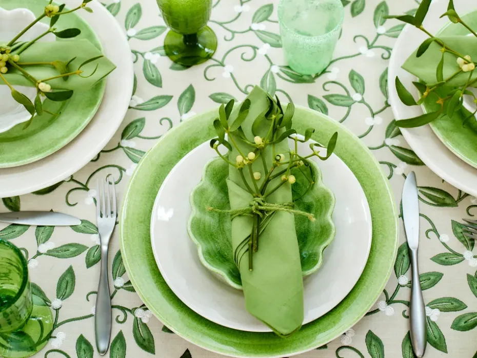 Oyster schaal 16x18 cm, Groen