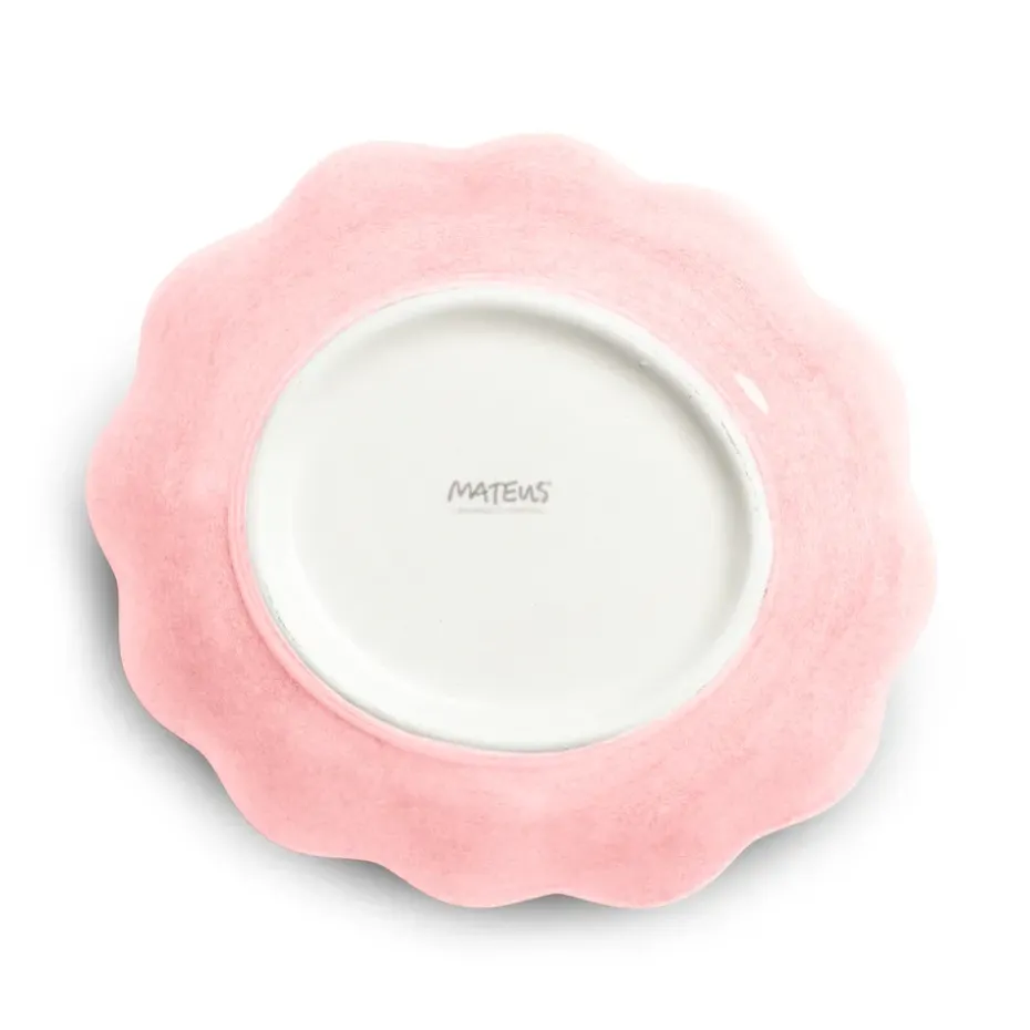 Oyster schaal 16x18 cm, lichtroze