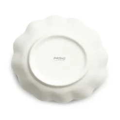 Oyster schaal 16x18 cm, wit