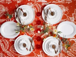 Oyster schaal 16x18 cm, wit