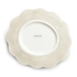 Oyster schaal 16x18 cm, Zand