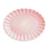 Oyster schotel 30x35 cm, Lichtroze