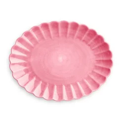 Oyster schotel 30x35 cm, Roze