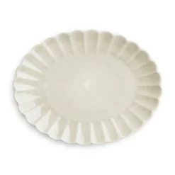 Oyster schotel 30x35 cm, Sand