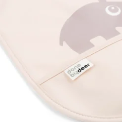 Ozzo slabbetje met klittenband 2-pack, Powder