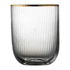 Palermo Gold tumblerglas 35 cl 4-pack, Transparant-goud