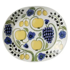 Paratiisi bord ovaal 36 cm, Blauw