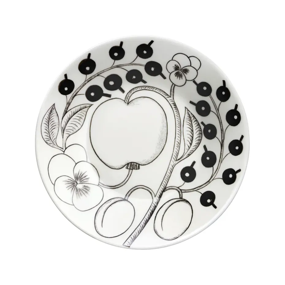 Paratiisi schotel Ø14 cm voor koffiekop 18 cl, Zwart