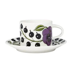 Paratiisi schotel Ø14 cm voor koffiekop 18 cl, Paars