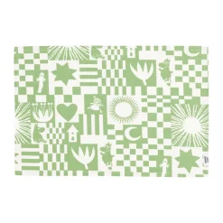 Party Moomin placemat 31x46 cm, Groen