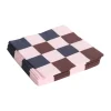 Pattern Dinner Check servet 40x40 cm 20-pack, Light pink-bordeaux-black M
