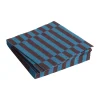 Pattern Lunch Stripe servet 33x33 cm 20-pack, Anthracite-bordeaux pillar