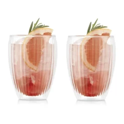 Pavina dubbelwandig glas 32 cl 2-pack, Helder