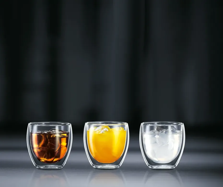 Pavina dubbelwandig glas 6-pack, 0,25 l.