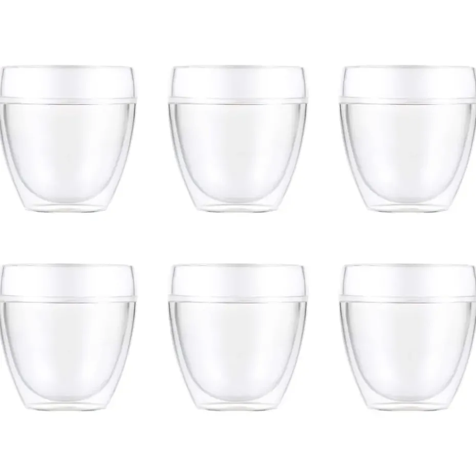 Pavina Outdoor dubbelwandig plastic glas 6-pack, 25 cl