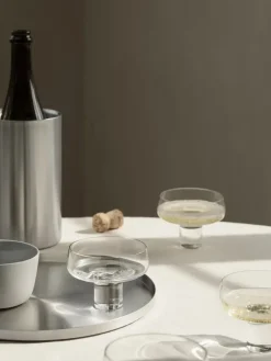 PEASY dienblad S Ø30 cm, Stainless steel