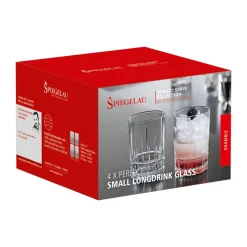 Perfect Serve longdrinkglas 24 cl, 4 stuks, transparant