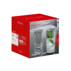 Perfect Serve longdrinkglas 35 cl, 4 stuks, transparant