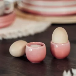 Perlemor Home eierdopjes 2-pack, Rose