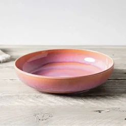 Perlemor pastaschaal Ø22 cm, Coral