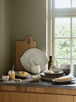 Pesce schotel 30x34,6 cm, Transparent white