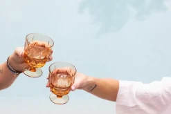 Picknick Juni glas 4-pack, Amber