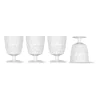 Picknick Juni glas 4-pack, Wit