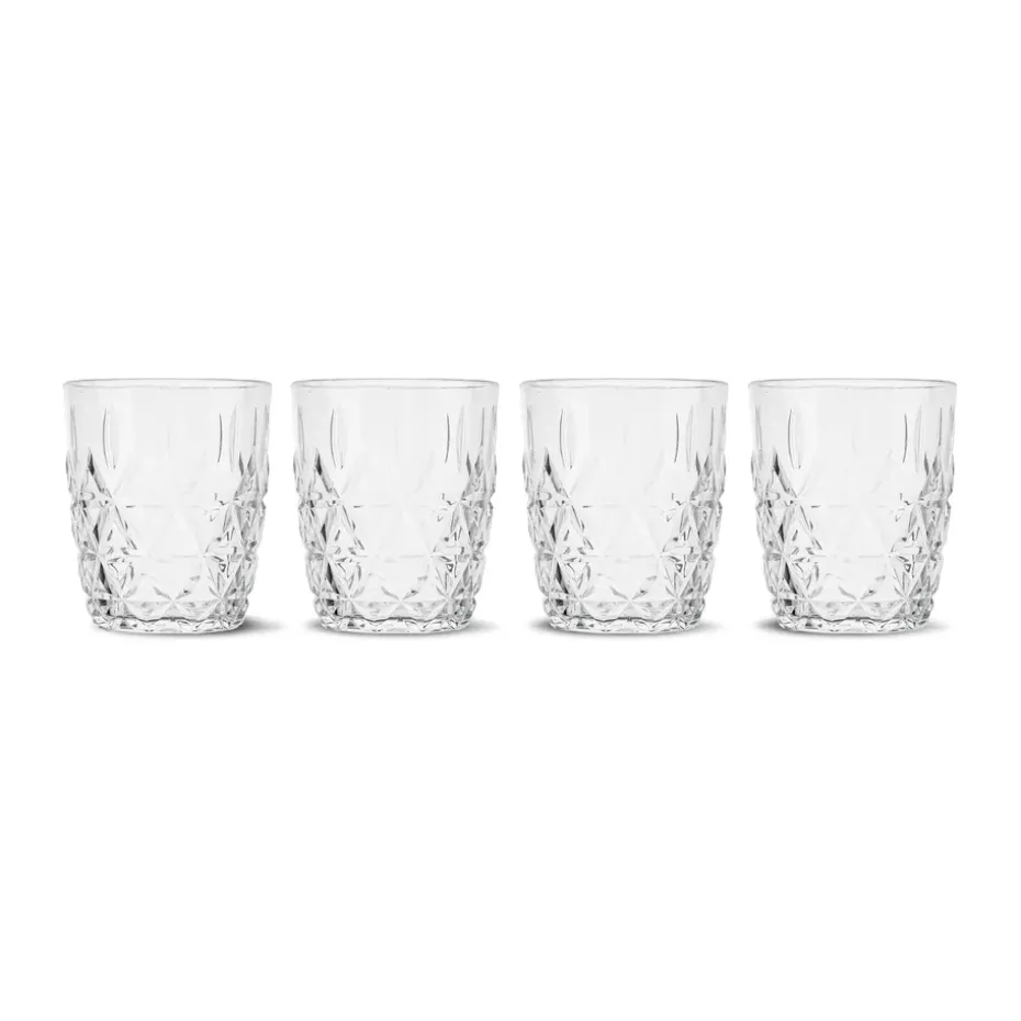 Picknick Juni waterglas 28 cl 4-pack, Helder