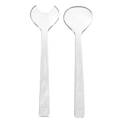 Picknick saladebestek 2-delig, Helder