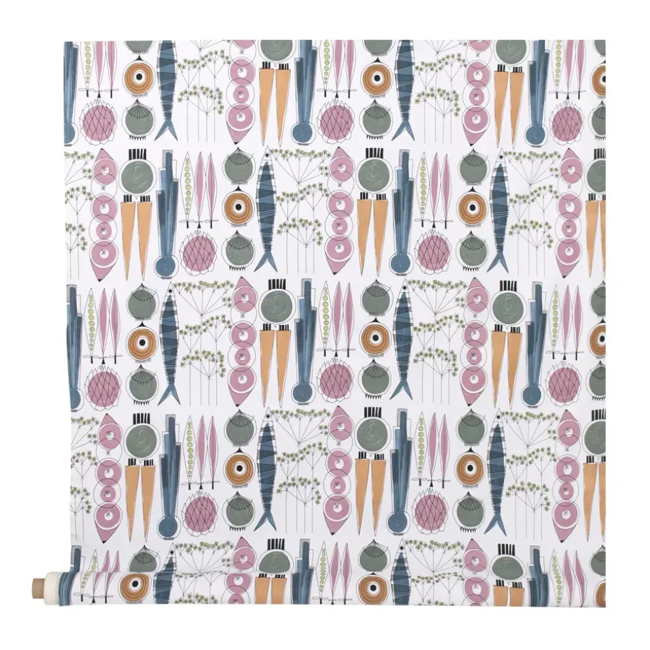 Picknick tafelzeil, blauw-roze