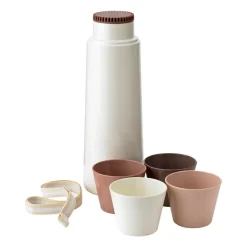 PICNIC thermosfles met 4 bekers, Blossom