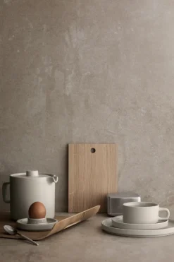 Pilar mok met schotel, 2 stuks, Moonbeam