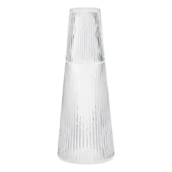 Pilastro karaf met drinkglazen, Clear