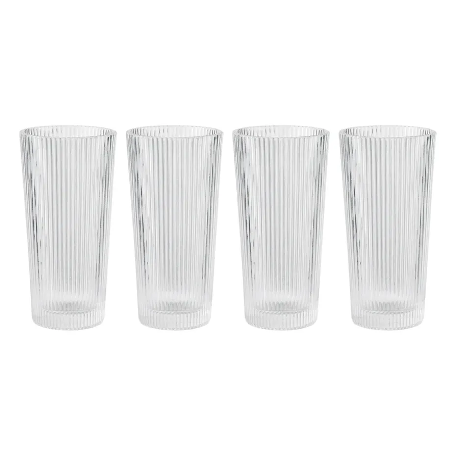 Pilastro longdrinkglas 30 cl 4-pack, Clear