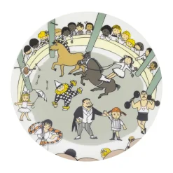 Pippi Cirkus bord Ø20 cm, Multi