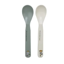 Pippi Cirkus lepels 2-pack, Groen-wit