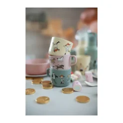 Pippi Cirkus mok 25 cl, Geel