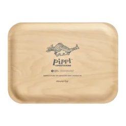 Pippi dienblad 20x27 cm, Pippi and the Horse