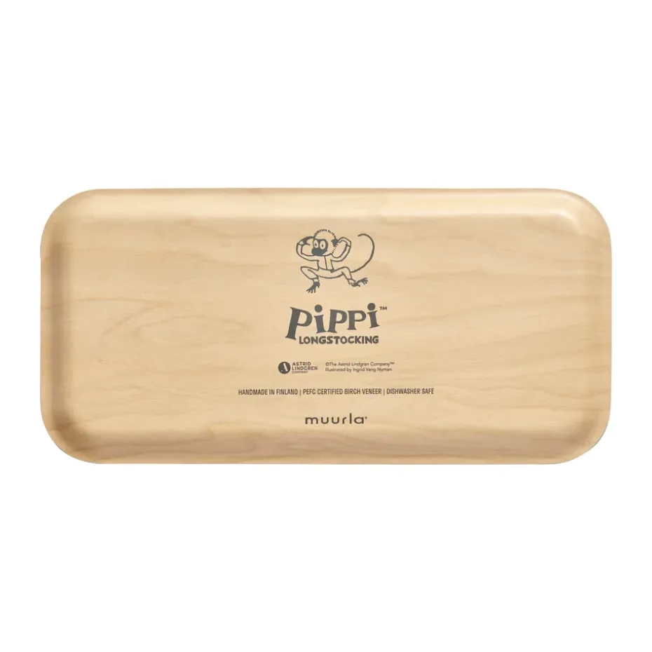 Pippi dienblad 13x27 cm, Pippi Longstocking