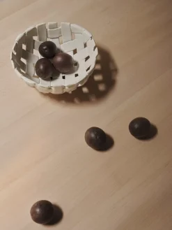 Plait kom Ø24 cm, Off white