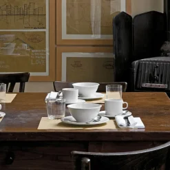 PlateBowlCup schotel bij theekop, Wit