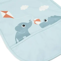 Playground slabbetje met klittenband, Blue