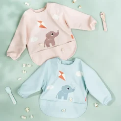 Playgroundslabbetje met mouw, Blauw